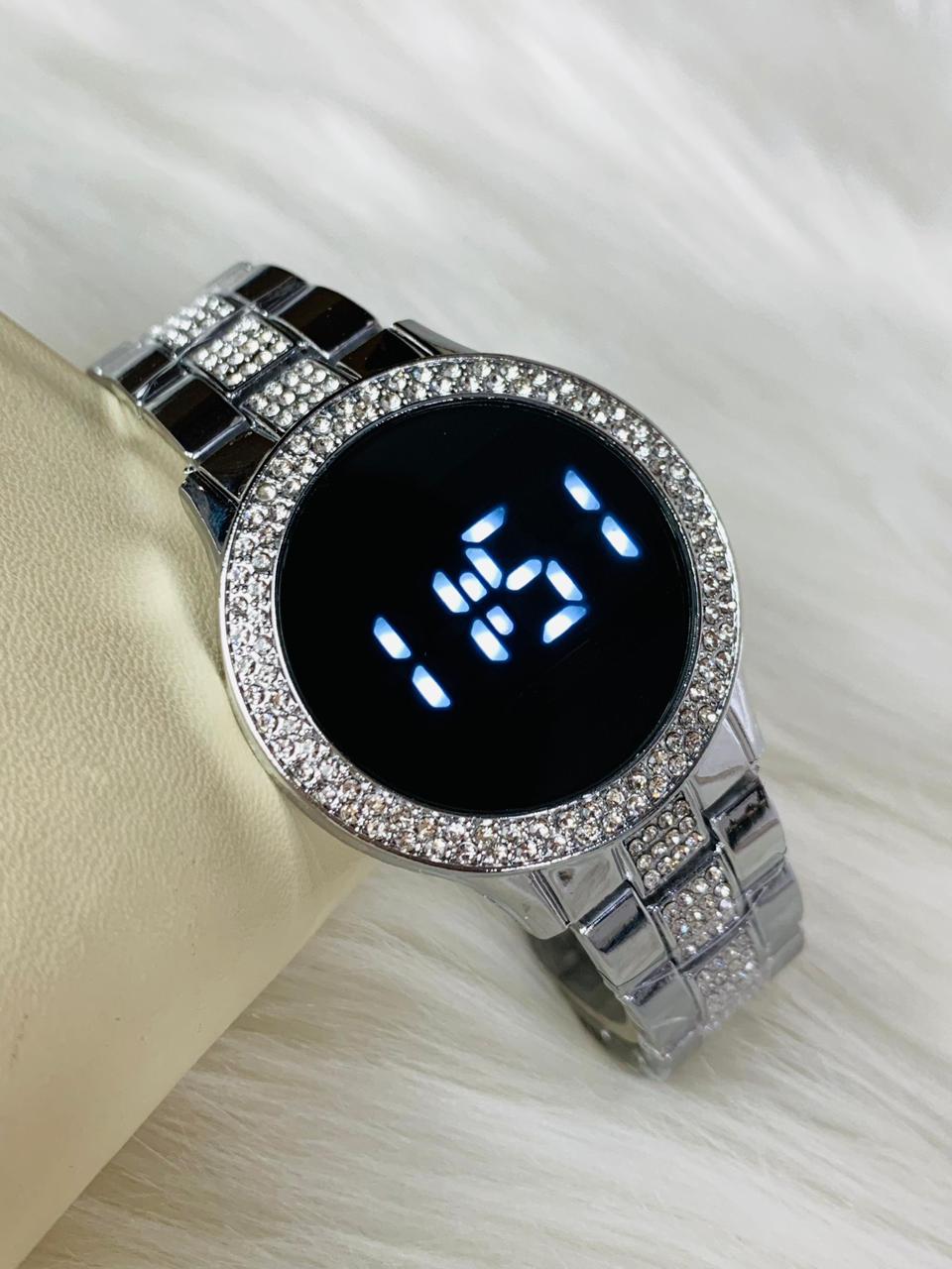 LED Digital Touch Watch
